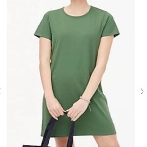 J. Crew Green Tee Shirt Dress Small NEW